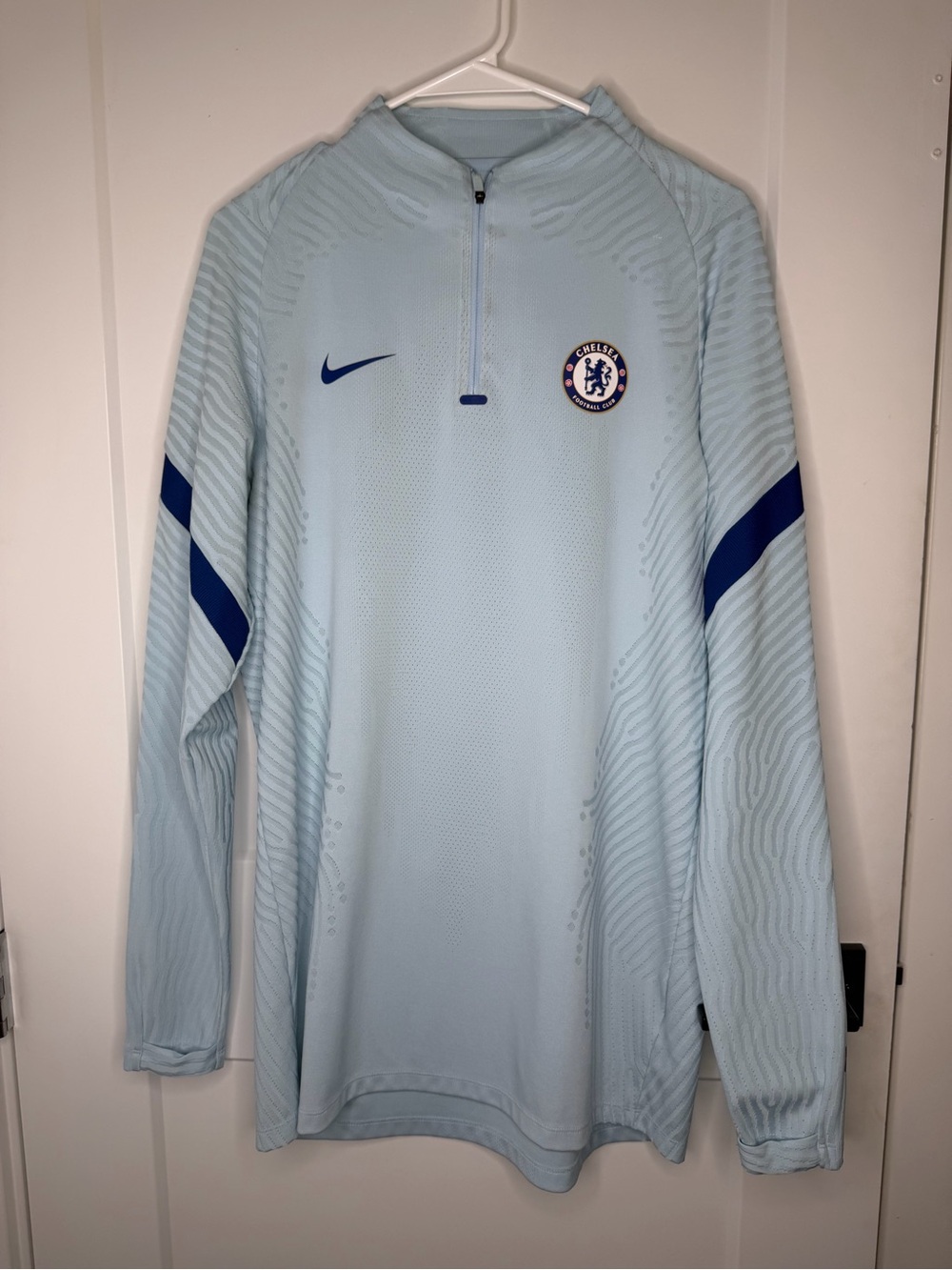 Nike Chelsea FC Dri Fit Strike Light Blue Training Top